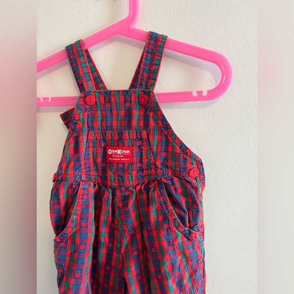 Vintage Oshkosh Apple Overalls (Made in USA) - Picture 2 of 4